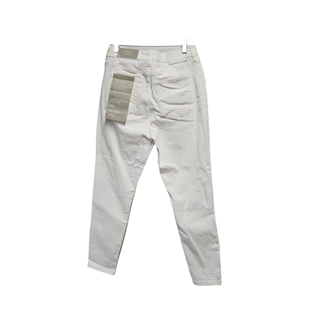 EVERLANE The High-Rise Skinny Jeans‎ Bone White 29 Ankle